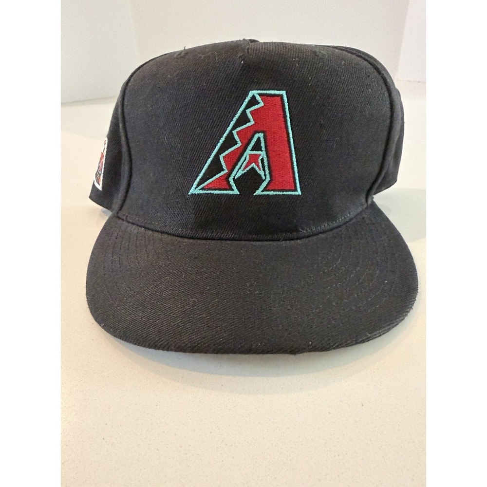 Vintage Arizona Diamondbacks Snapback Hat Black MLB Cap Sixth Man Promotions